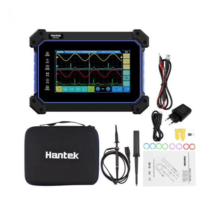 Hantek TO1112 110MHz 2CH Touch Screen Handheld Digital Oscilloscope EU Plug