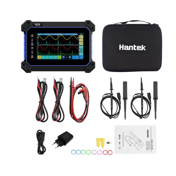 Hantek TO1154C 150MHz 4CH Touch Screen Handheld Digital Oscilloscope + Multimeter EU Plug