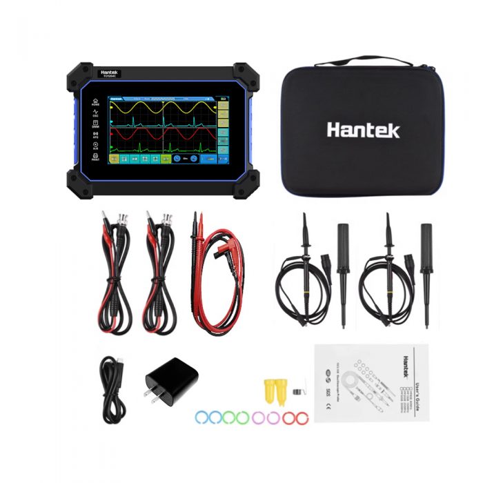 Hantek TO1254C 250MHz 4CH Touch Screen Handheld Digital Oscilloscope + Multimeter US Plug