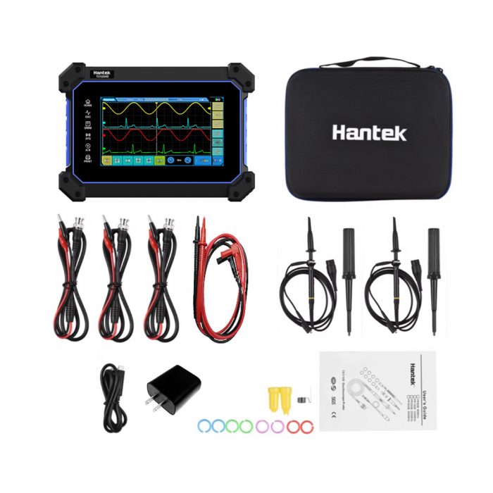 Hantek TO1254D 250MHz 4CH Touch Screen Handheld Digital Oscilloscope + Multimeter + Signal Source US Plug