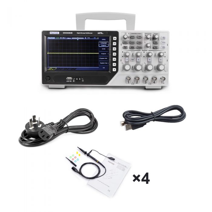 Hantek DSO4084B 80MHz 4CH Digital Storage Oscilloscope CN/AU Plug