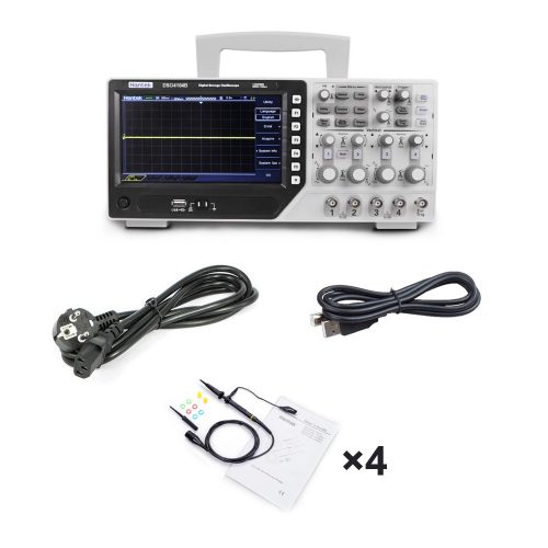 Hantek DSO4104B 100MHz 4CH Digital Storage Oscilloscope EU Plug