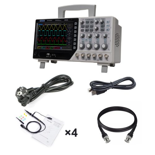 Hantek DSO4104C 100MHz 4CH Digital Storage Oscilloscope with Signal Source EU Plug