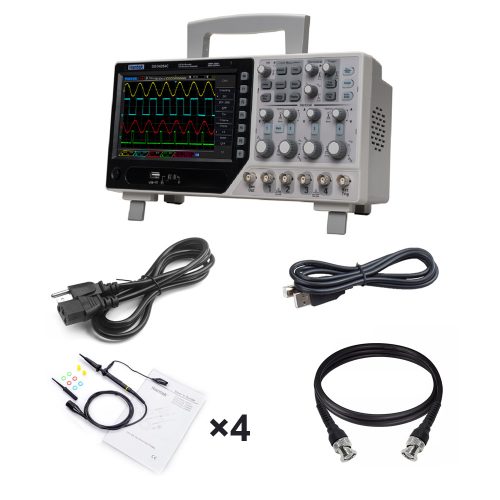 Hantek DSO4104C 100MHz 4CH Digital Storage Oscilloscope with Signal Source US Plug