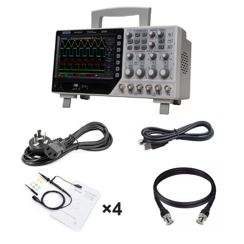 Hantek DSO4104C 100MHz 4CH Digital Storage Oscilloscope with Signal Source CN/AU Plug