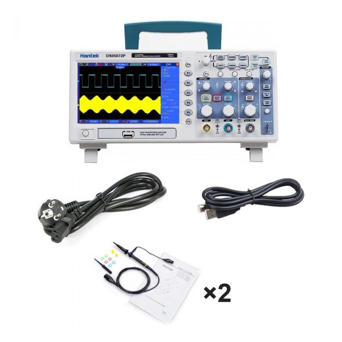 Hantek DSO5072P 70MHz 2CH Digital Oscilloscope EU Plug