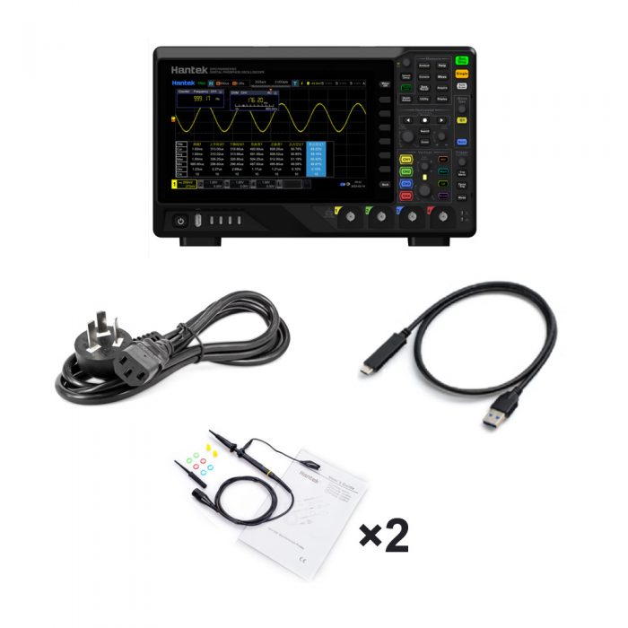 Hantek DPO7102C 100MHz 2CH Digital Fluorescent Oscilloscope CN/AU Plug