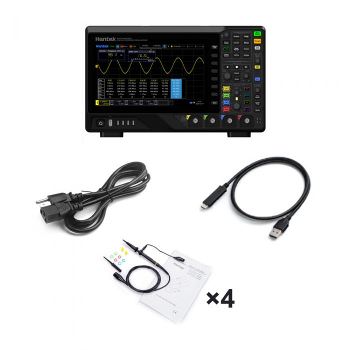 Hantek DPO7104C 100MHz 4CH Digital Fluorescent Oscilloscope US Plug