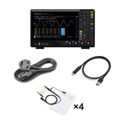 Hantek DPO7104C 100MHz 4CH Digital Fluorescent Oscilloscope UK Plug