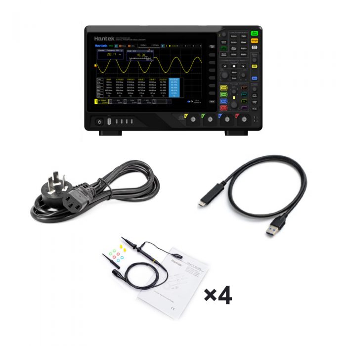 Hantek DPO7104C 100MHz 4CH Digital Fluorescent Oscilloscope CN/AU Plug