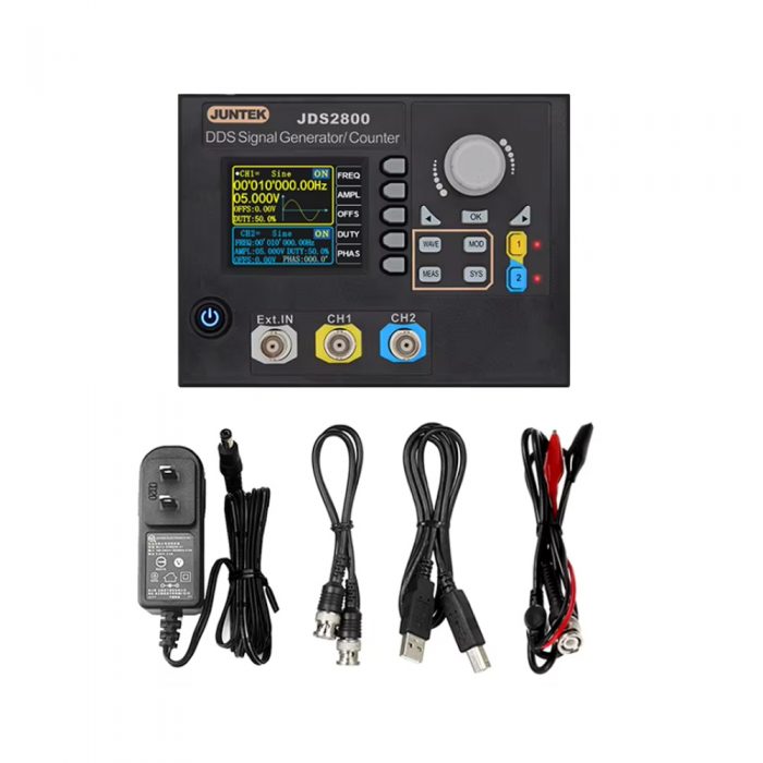 JDS2800 15MHz/40MHz/60MHz 2CH DDS Function Signal Generator Arbitrary Waveform Generator Source Frequency Counter