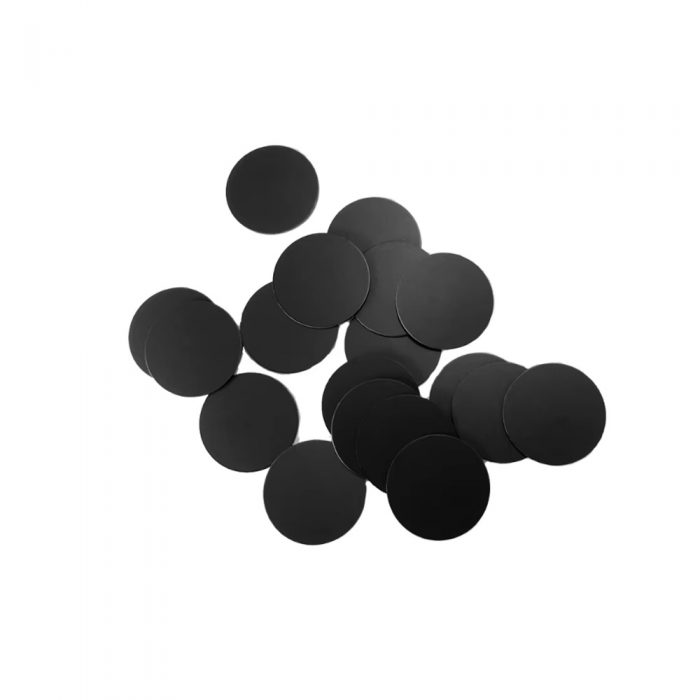 Black NTAG215 13.56Mhz 25mm NFC Tag with with 504 Bytes User Memory