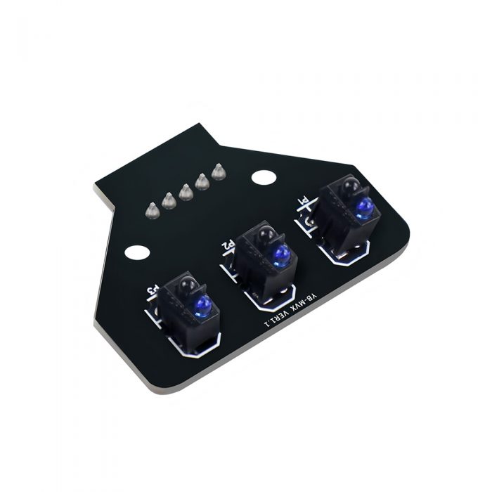 3 Channel PID Analog Infrared Line Tracking Module with 5 Pin XH2.54 Connector