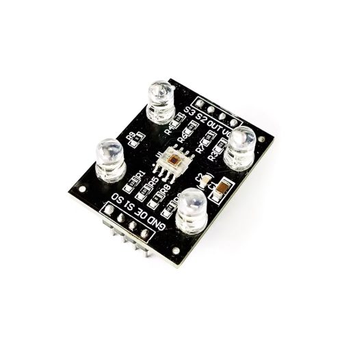 TCS3200D/TCS230 Color Sensor Module-Black PCB/Soldered with Pins