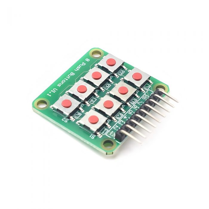 2x4 Matrix 8 Push Buttons Keypad Module