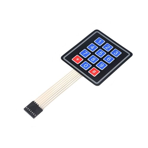 3x4 Matrix Membrane Keypad
