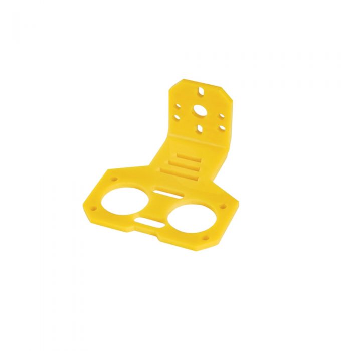 Yellow Acrylic Mounting Bracket for HC-SR04 Ultrasonic Module