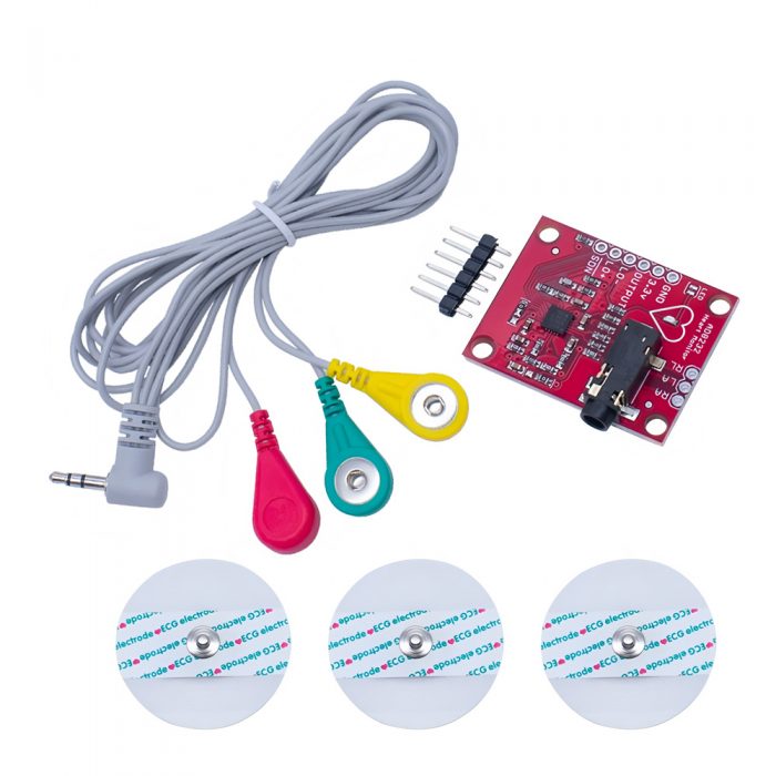 AD8232 ECG Heart Rate Monitor Sensor Module Kit