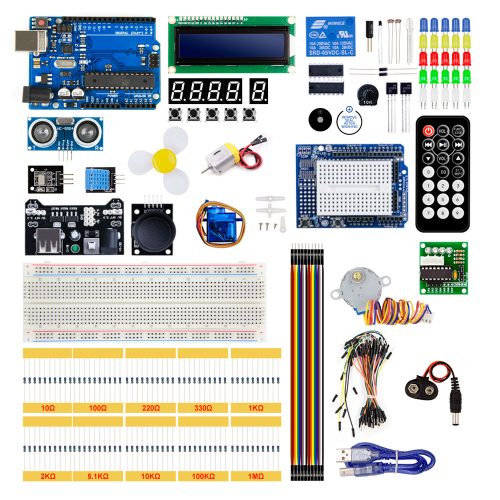 UNO R3 Project Super Starter Kit Compatible with Arduino IDE-Without Battery
