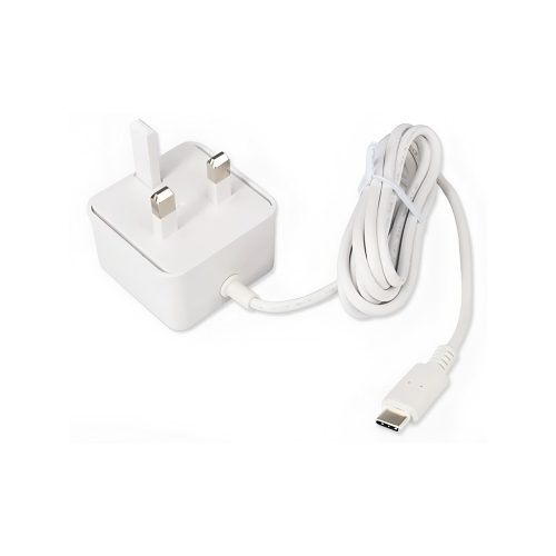 Raspberry Pi 15W USB-C Power Supply for Raspberry Pi 4B White+UK Plug