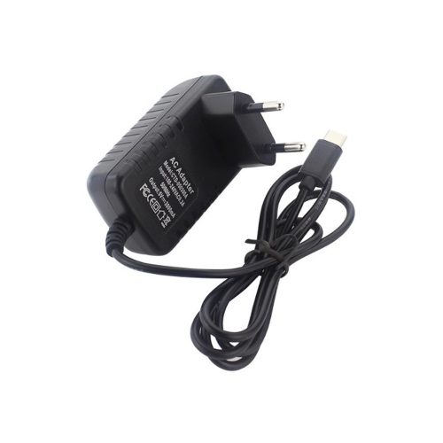 5V 3A USB-C Power Supplier for Raspberry Pi 4B Black+EU Plug