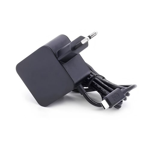 Raspberry Pi 27W USB-C Power Supply for Raspberry Pi 5 Black+EU Plug