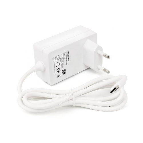 27W USB-C Power Supply for Raspberry Pi 5 White+EU Plug