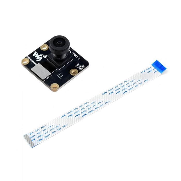 Global Shutter OV9281-120 Black and White Camera for Raspberry Pi 1MP + 120° FOV + Manual Focus