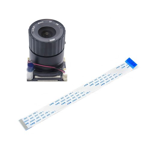 OV5647 IR-CUT Camera Module for Raspberry Pi 5MP + 65° FOV + Manual Focus Support Night Vision