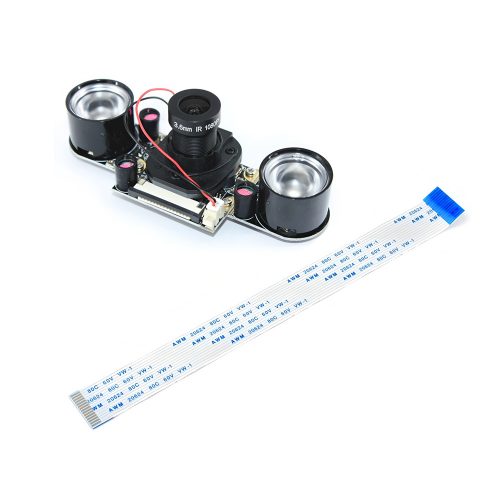 Night Vision OV5647 IR-CUT Camera Module for Raspberry Pi 5MP + 75° FOV + Manual Focus