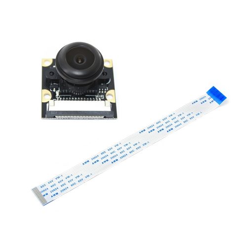 Non-Night Vision OV5647 Fisheye Camera Module for Raspberry Pi 5MP + 130° FOV + Manual Focus
