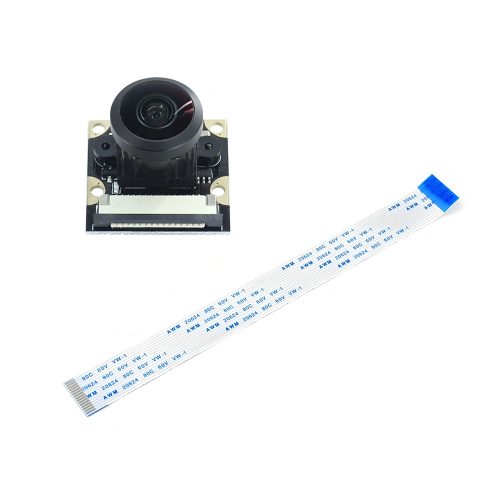 Non-Night Vision OV5647 Fisheye Camera Module for Raspberry Pi 5MP + 222° FOV + Manual Focus