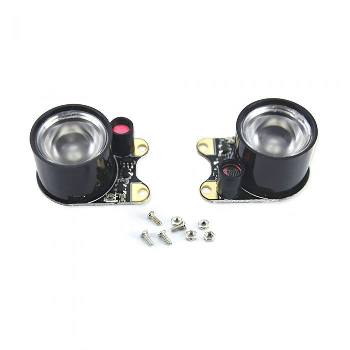 3.3V 3W 850 IR LED Fill Light for Raspberry Pi Camera 1 Pair