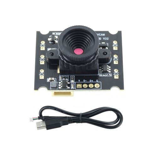 OV2720 2MP USB Camera Module for Raspberry Pi/Jetson Nano 2MP + 75° FOV + Manual Focus