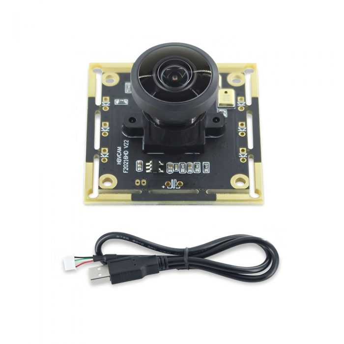 F22 2MP USB Camera Module Built-in Microphone for Raspberry Pi/Jetson Nano 2MP + 180° FOV + Manual Focus
