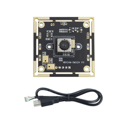 OV5693 5MP USB Camera Module Built-in Microphone for Raspberry Pi/Jetson Nano 5MP + 76° FOV + Autofocus
