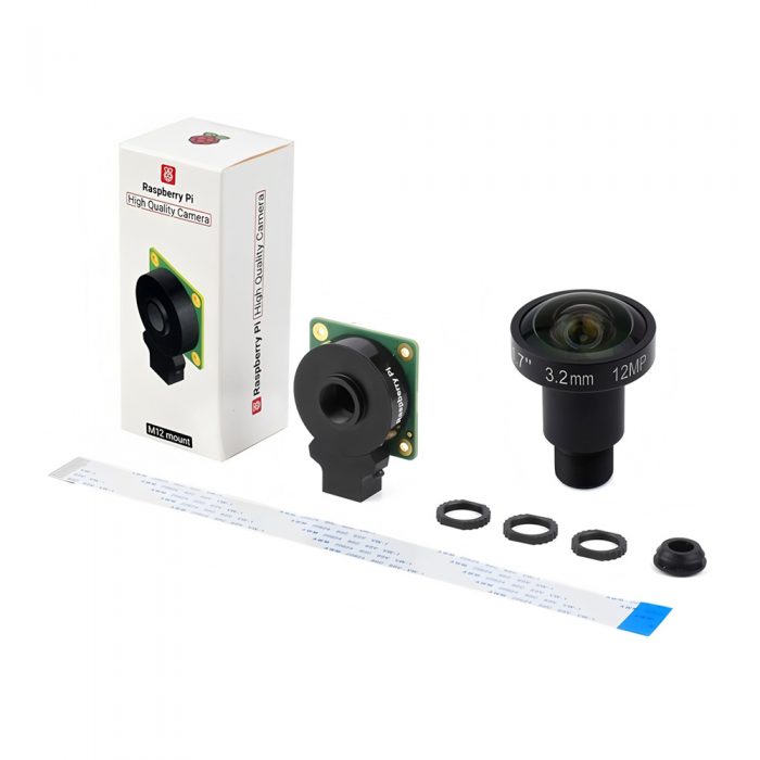 Raspberry Pi High Quality Camera + 3.2mm IR 1/2" 12MP Camera Lens