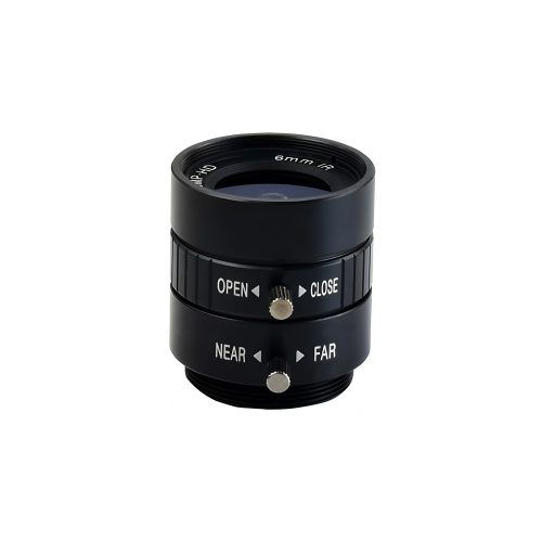 6mm IR 1/2" 3MP Camera Wide Angle Lens 63° FOV with CS-mount Connector