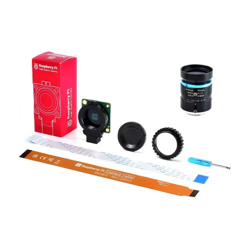 Raspberry Pi High Quality Camera + 16mm IR 1" 10MP F1.4-F16 Camera Telephoto Lens