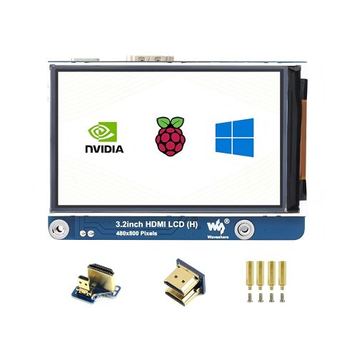 3.2inch HDMI LCD (H) Waveshare 3.2 inch LCD Screen 480x800 for Raspberry Pi/Jetson Nano/PC