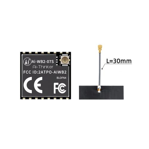 AI-Thinker Ai-WB2-07S with 30mm length 2.4G FPC Antenna