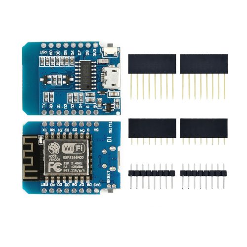 D1 Mini ESP-12F NodeMcu Lua 4M CH340 ESP8266 Based WIFI Development Board with Micro USB Interface