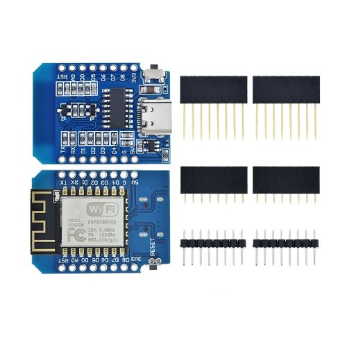 D1 Mini ESP-12F NodeMcu Lua 4M CH340 ESP8266 Based WIFI Development Board with Type-C USB Interface