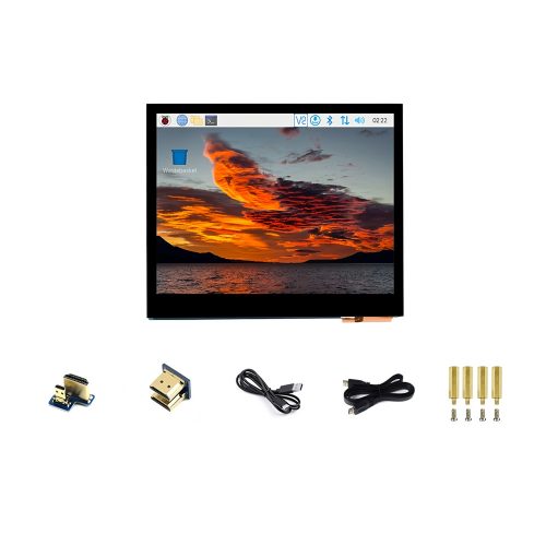 3.5inch HDMI LCD (E) Waveshare 3.5 inch LCD Capacitive Touch Screen 640x480 for Raspberry Pi/Jetson Nano/Thinker Board 2/PC