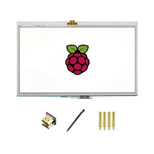 5 inch HDMI LCD Resistive Touch Screen 800×480 for Raspberry Pi 3B/3B+