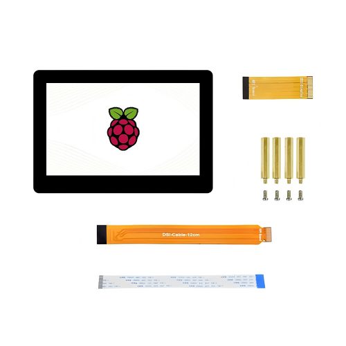 5inch DSI LCD (B) Waveshare 5 inch IPS LCD Capacitive Touch Screen 800×480 for Raspberry Pi/VisionFive2/Tinker Board 2/Core3566 Series