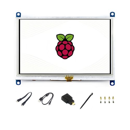 5inch HDMI LCD (B) Waveshare 5 inch TFT LCD Resistive Touch Screen 800×480 for Raspberry Pi/PC