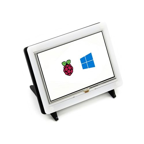 5inch HDMI LCD (B) with Acrylic Housing Waveshare 5 inch TFT LCD Resistive Touch Screen 800×480 for Raspberry Pi/PC