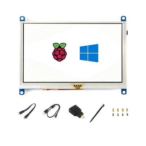 5inch HDMI LCD (G) Waveshare 5 inch TFT LCD Resistive Touch Screen 800×480 for Raspberry Pi/PC
