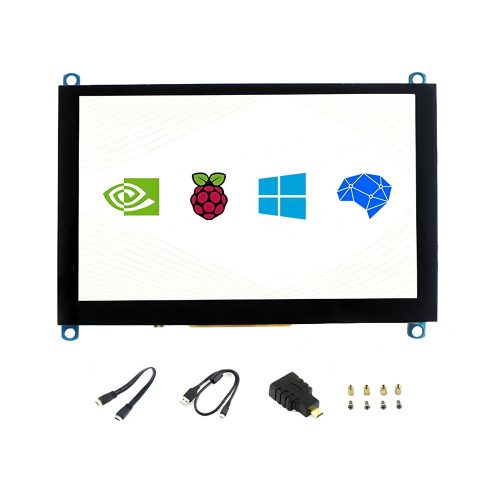 5inch HDMI LCD (H) Waveshare 5 inch TFT LCD Capacitive Touch Screen 800×480 for Raspberry Pi/Jetson Nano/Horizon Robotics X3/ PC/Gaming Devices